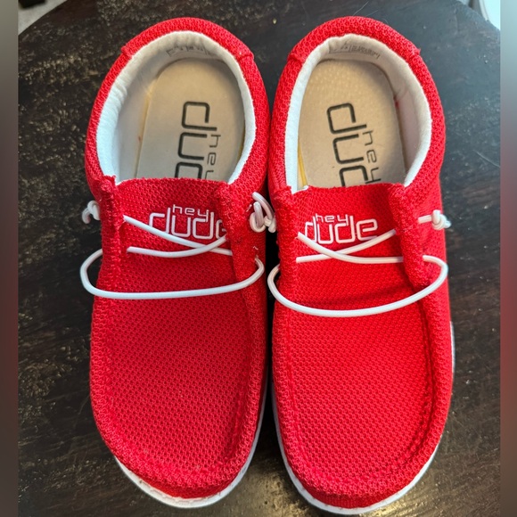 Hey Dude Red Shoes - Picture 2 of 4